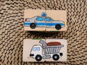 Würfelpuzzle "Fahrzeuge"