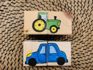 Würfelpuzzle "Fahrzeuge" – Bild 2