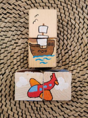 Würfelpuzzle "Fahrzeuge" – Bild 3