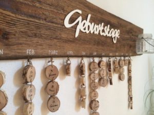 Geburtstags - Kalender