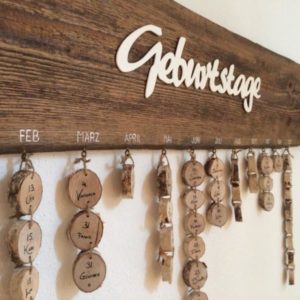 Geburtstags - Kalender