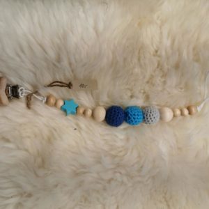 Schnullerkette Sternchen