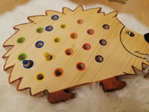 REGENBOGEN - Igel    Steckspiel  (leichter) – Bild 3