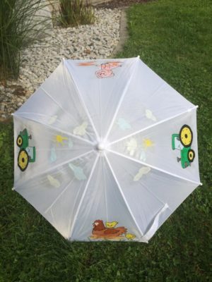Kinderregenschirm mit Wunschmotiv – Bild 2