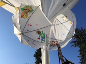 Kinderregenschirm mit Wunschmotiv