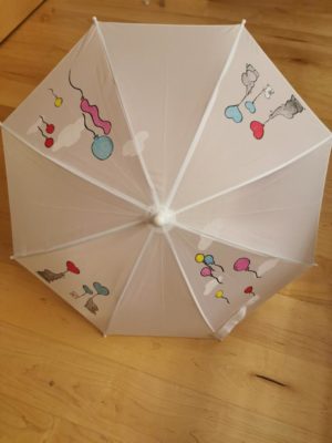 Kinderregenschirm Elefanten – Bild 3